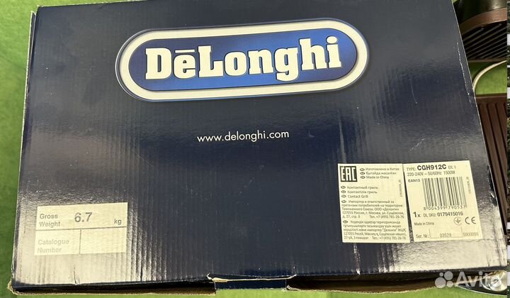 Электрогриль DeLonghi CGH 912C