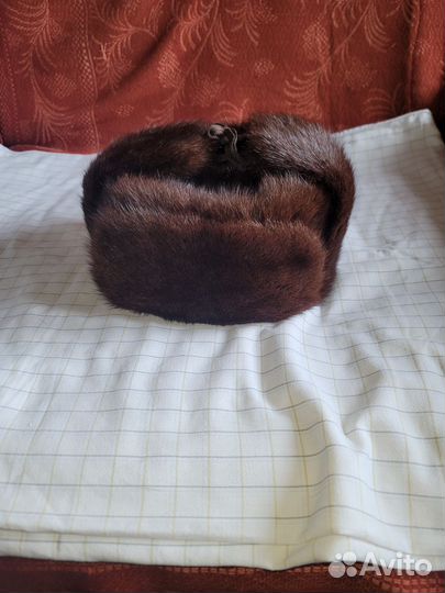 Шапка ушанка мужская норка, шарфы