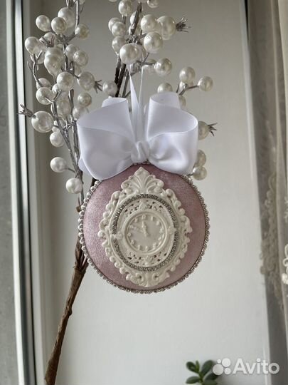 Елочные игрушки из бархата