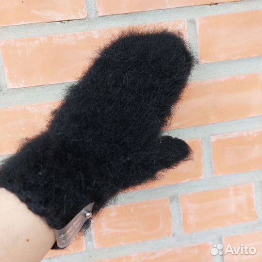 Варежки вязаные