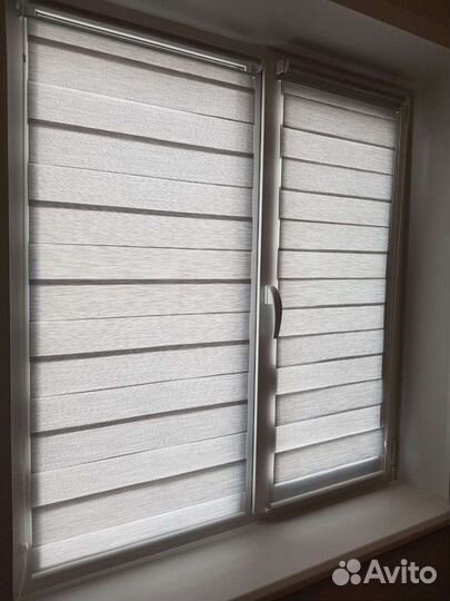 Рулонные шторы Зебра