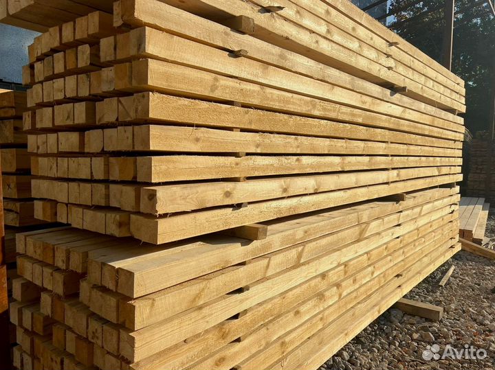 Доска обрезная 25х100х6000мм от производителя