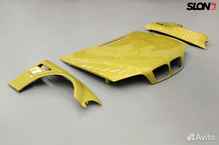 BMW E46 M3 карбоновые капот + крылья