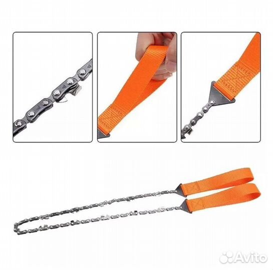 Пила ручная портативная цепная 11 зубьев