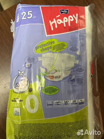 Happy Подгузники менее 2кг 25шт