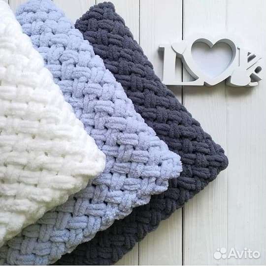 Плед детский плюшевый