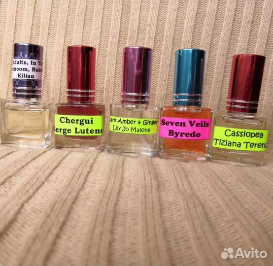 Отливанты нишевой парфюмерии