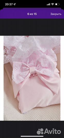 Конверт на выписку для девочки