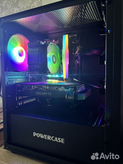 Игровой пк i3 12100f + RX5600XT