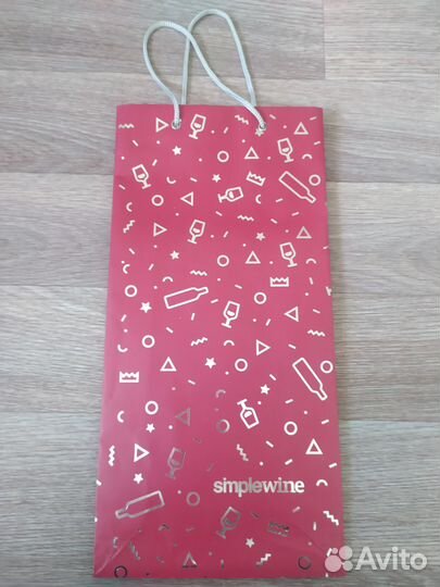 Пакет подарочный для вина
