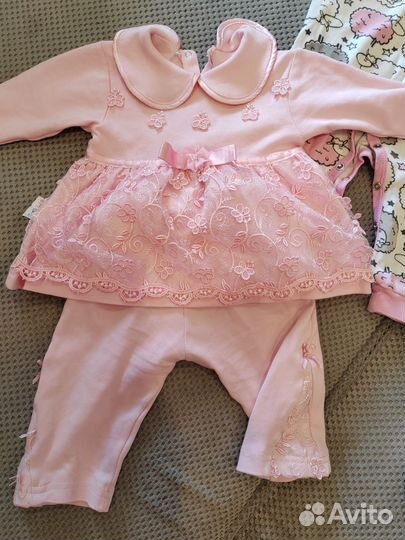 Пакетом одежда на девочку 62-68(продан)