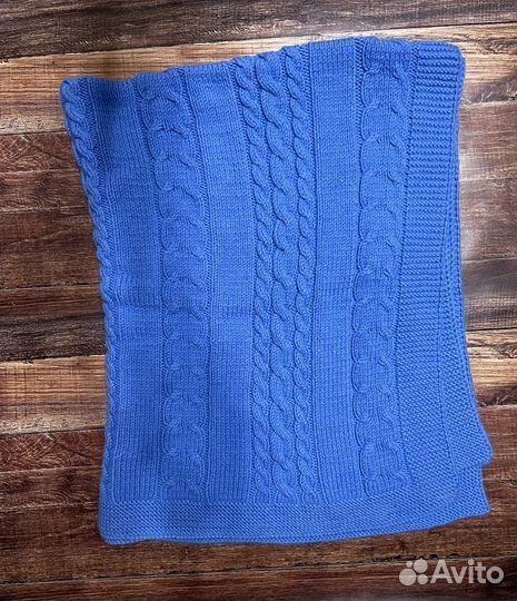 Вязанный плед