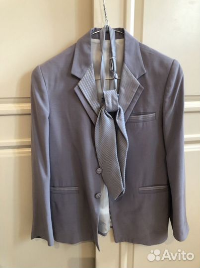 Пиджак голубой malip