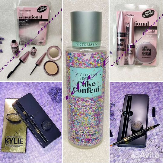 Спрей-Мист, Наборы: тушь, подводка, пудра, помадка