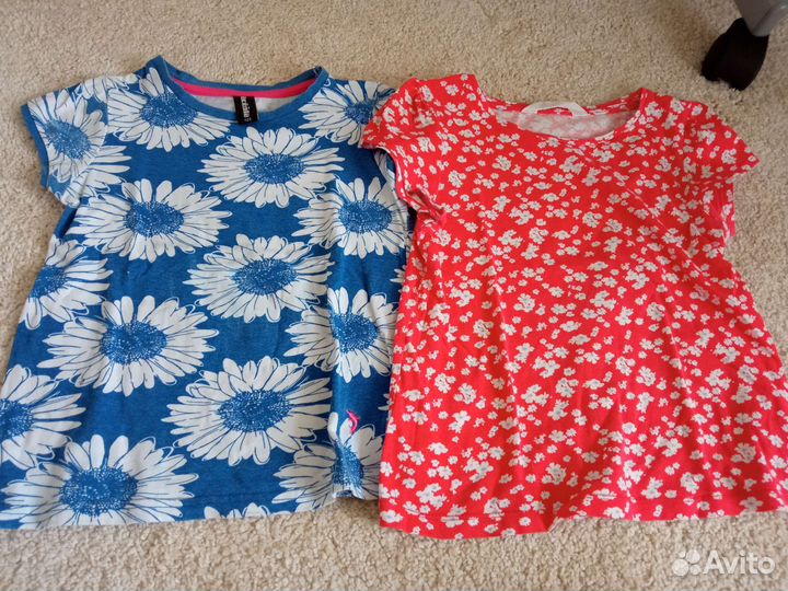 Вещи пакетом на девочку от 122