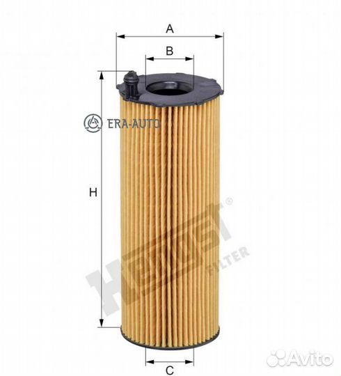 Hengst filter E838HD329 Фильтр масляный