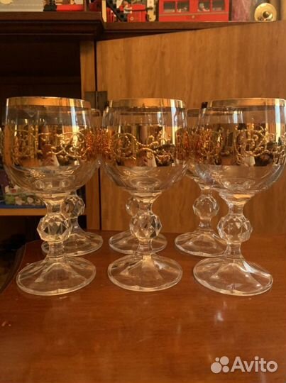 Рюмки фужеры бокалы Богемия