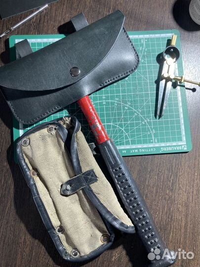 Чехол для пожарного топора из кожи