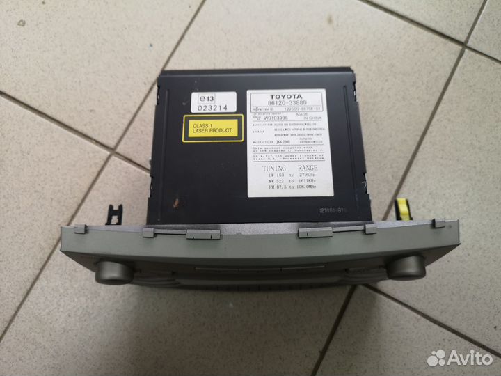 Магнитола штатная для Toyota Camry V40 06-11