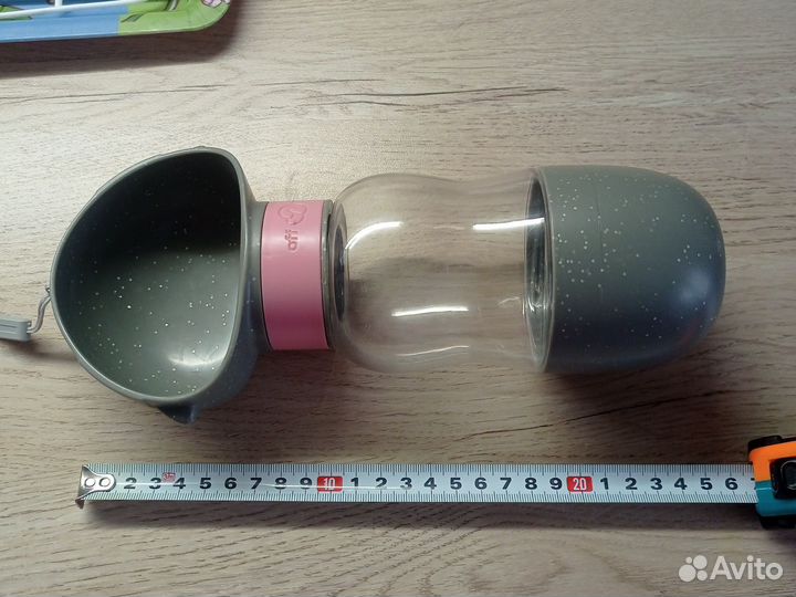 Поилка для животных дорожная с контейнером для еды