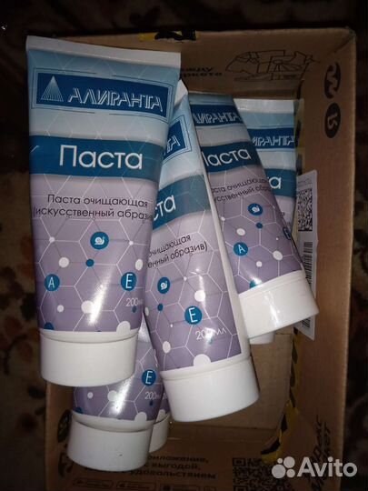 Очищающая паста искусственный абразив