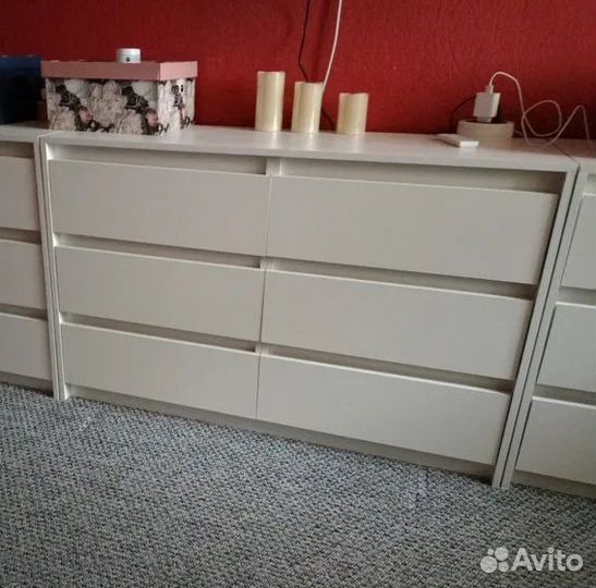 Комод 1,2 метра Белый