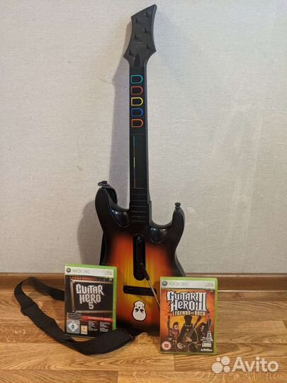 Гитара для Guitar Hero xbox 360