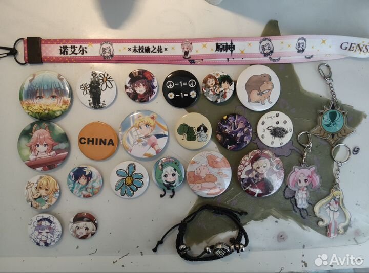 Значки аниме