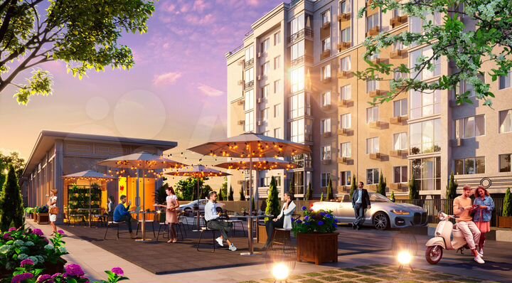 1-к. квартира, 51,1 м², 1/8 эт.