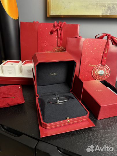 Браслет гвоздь Cartier Juste Un Clou 18k White gol