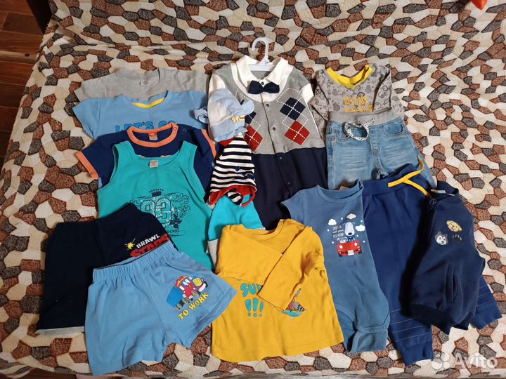 Вещи пакетом на мальчика от 1-1.5