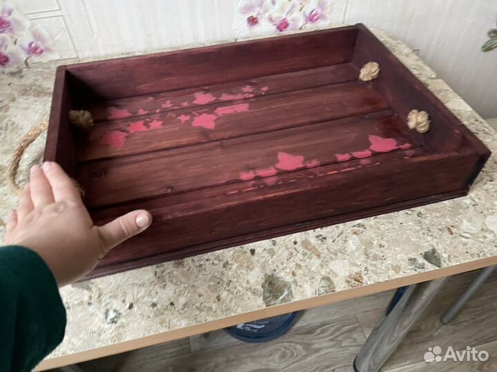 Поднос ручной работы