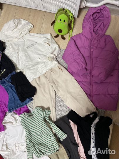 Вещи пакетом на девочку 4 5 6 лет