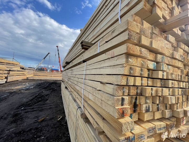 Доска обрезная 25х150