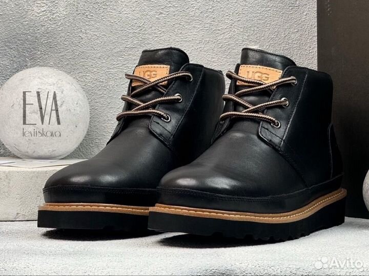 Мужские ботинки Ugg Neumel Gentleman Leather Black