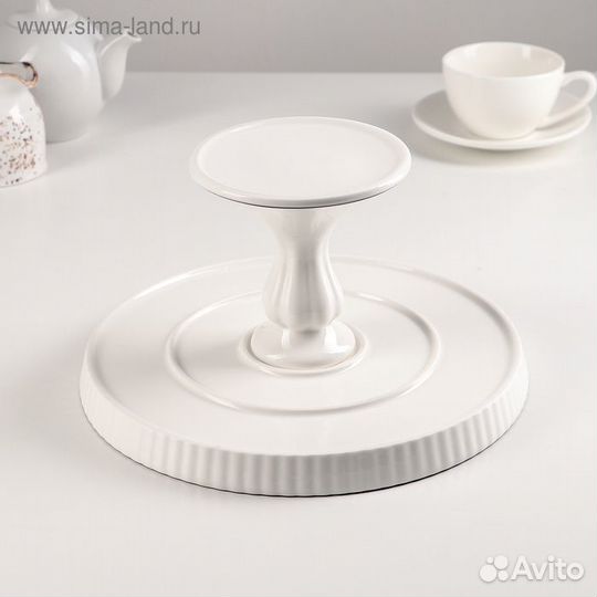 Подставка для десертов керамическая «Фронтьер», d2