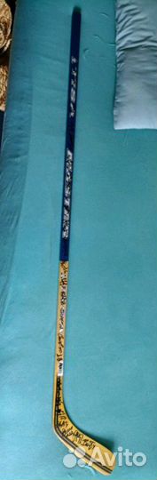 Клюшка Динамо Москва сезон 2012/2013 с автографами