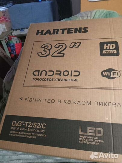 Телевизор SMART tv 32 дюйма от Яндекс тв новый