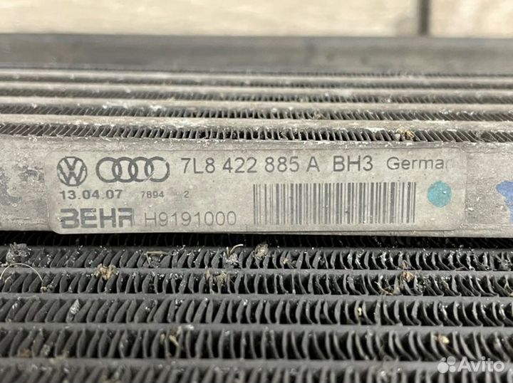 Кассета радиаторов в сборе без диффузора Vw