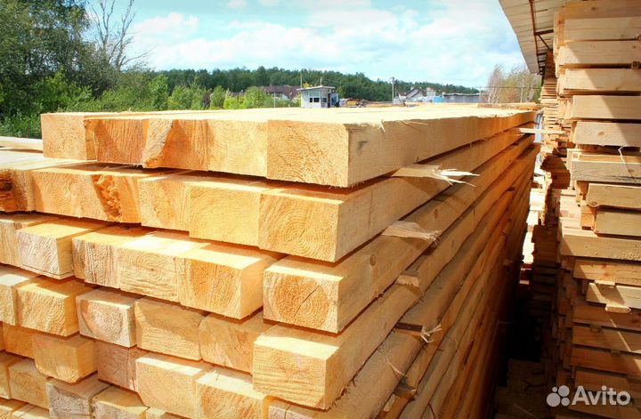 Доска обрезная 40х150 Пиломатериалы