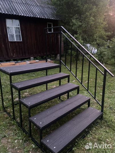 Уличная Лестница крыльцо приставная