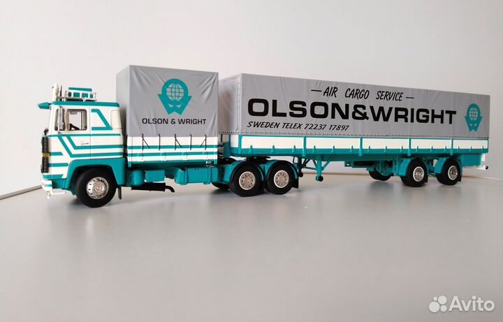 1/50 Scania 141 Olson фура тент Tekno 102из175