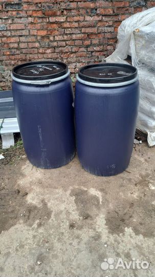 Бочки пластиковые 227 литров пищевые