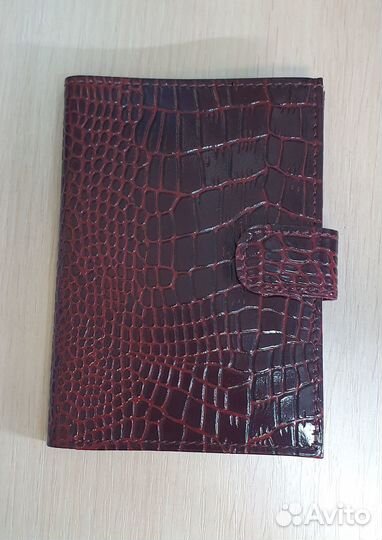Обложка Автодокументы натуральная кожа