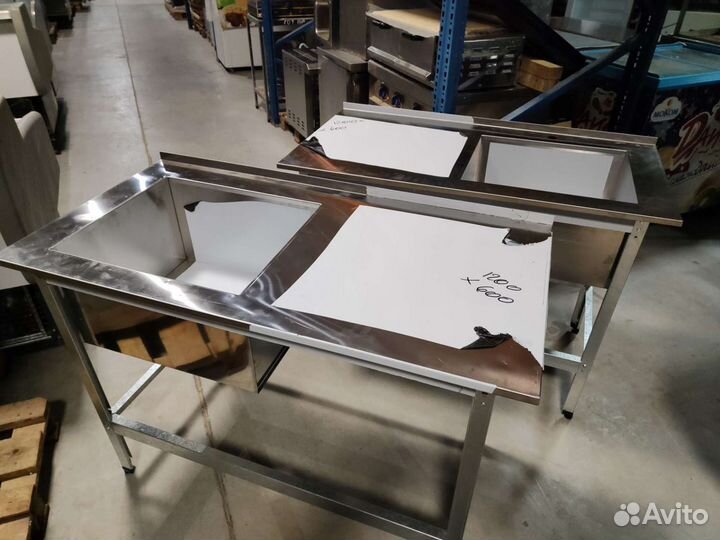 Ванна моечная со столом (новая ) мойка