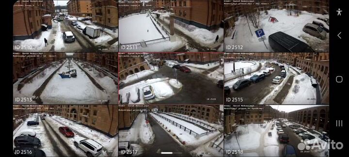 Установка видеонаблюдения. Монтаж. скуд