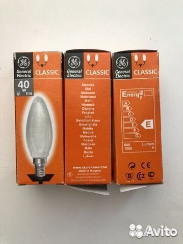 Лампы накаливания Philips / General Electric и др
