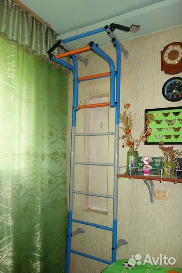 Шведская стенка детская, турник