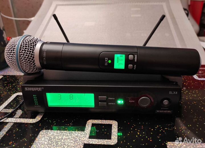 Микрофон радио Shure Beta 58a SLX