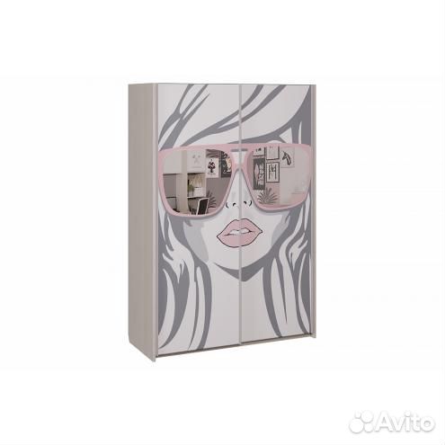 Шкаф купе 1500х610 с зеркалом с полками